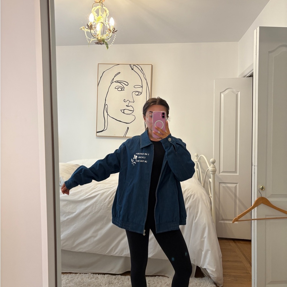 MY MUM MADE IT denim jacket - Picture 2 of 6